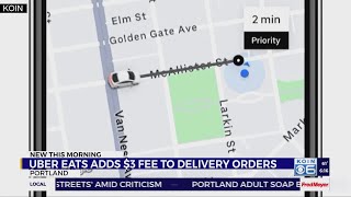 New Uber Eats fee in Portland