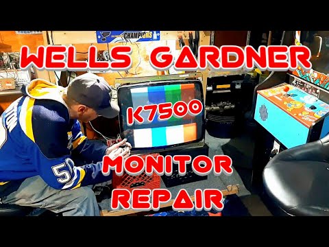 Monitor Repair: Wells Gardner K7500, 3 Separate Chassis'