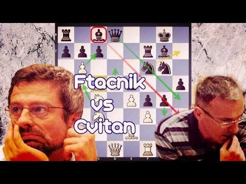 A brilliant King's Indian attacking game | Ftacnik - Cvitan | Bundesliga 1997