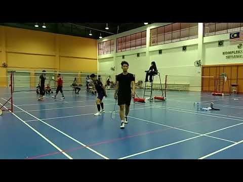 Badminton Final Malaeka Fiesta Men's Double Tournament - Kaswadi / Hanafi Vs Melbon / Zulhilmi