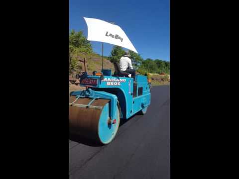 Maisano Bros rollers paving in CT