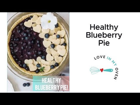 Healthy Blueberry Pie