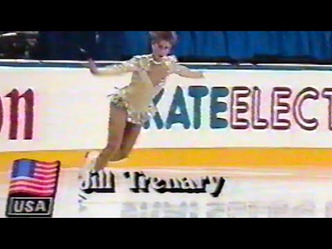 ⛸ Jill Trenary, "dazzling" but only 5th, Original Program: 1990 World Figure Skating