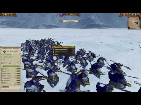 Total War Warhammer Mechanics - Rangers with Great Weapons Comprehensive Testing