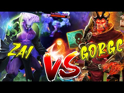 9000 MMR CHALLENGE High Pressure game - Gorgc vs Zai