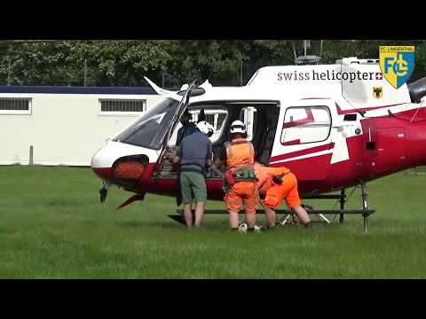 Spektakuläre Demontage der «Rankmatte-Flutlichtanlage»