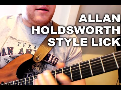 Allan Holdsworth Style Lick