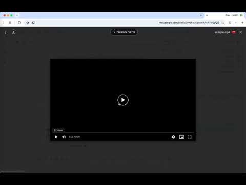 Item video thumbnail
