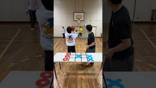 バスケでマルバツゲーム⭕️❌