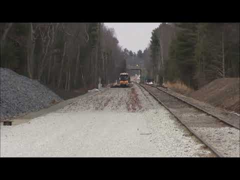 New Bedford Line Double Track Update - Early 2/2022