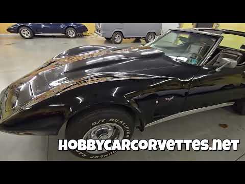 1977 Black Corvette For Sale Video