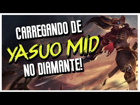 CARREGANDO DE YASUO MID NO DIAMANTE!! NÃO DUROU NEM 20MIN! - League of Legends | Dark #203