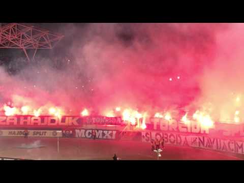 Bakljada Torcide za svoj 66. rođendan 30/10/2016