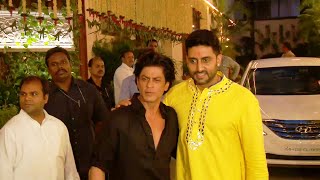 Shahrukh Khan at Bachchan family's Diwali Party 2015.