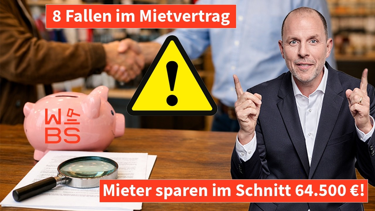 Mehr als 100.000 € sparen? 8 Fallen, die in Eurem Gewerbemietvertrag stecken!  | Anwalt Solmecke