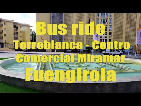 Fuengirola Lockdown: Bus ride  Torreblanca - Centro Comercial Miramar, Costa Del Sol, Spain, Spania