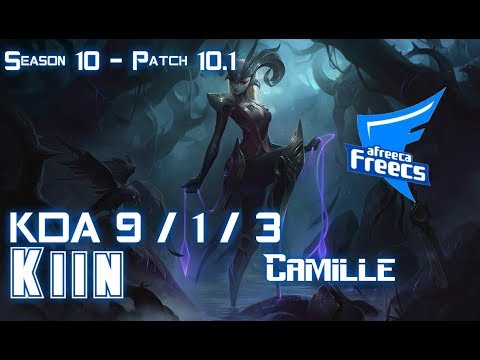 AFs Kiin CAMILLE vs VLADIMIR Top - Patch 10.1 KR Ranked