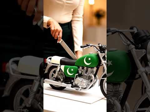 Pakistan Flag Bike Cake 14-August-25 Independence Day Celebration 😱😍🎉 #shorts #viralshort #food
