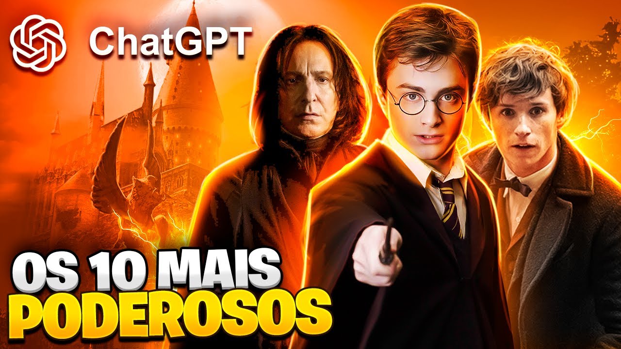 TOP 10: O CHATGPT ME DISSE QUAIS SÃO OS BRUXOS E BRUXAS MAIS PODEROSOS EM HARRY POTTER!