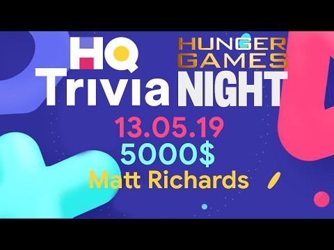 HQ Trivia - 13.05.19 - Hunger Games