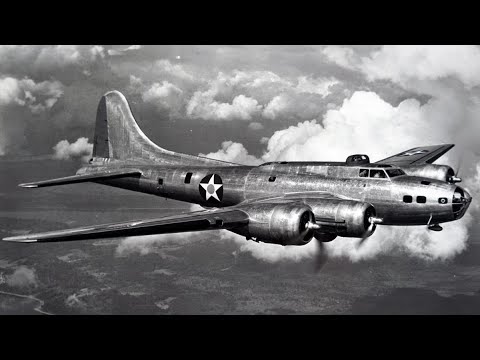 B-17 Bomber Squadron Ambient (Sound) For Sleeping, Realistic + Wind Noise, Propeller Airplane