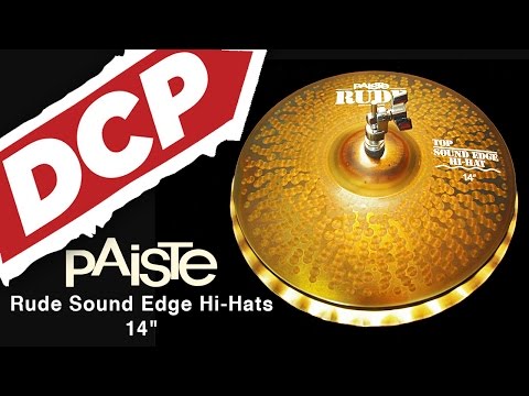 Paiste Rude Sound Edge Hi Hat Cymbals 14" image 3