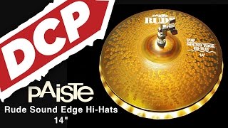 Video thumbnail for Paiste Rude Sound Edge Hi Hat Cymbals 14" by Drum Center of Portsmouth