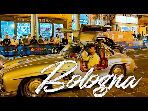 NOISY NIGHT IN BOLOGNA. Italy - 4k Walking Tour around the City - Travel Guide. trends, moda #Italy