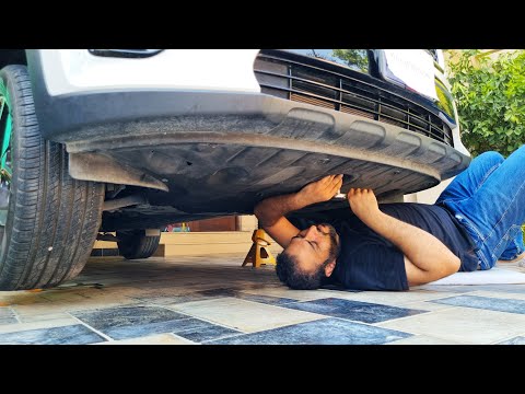 How to remove engine splash shield undercover on Kia Sportage