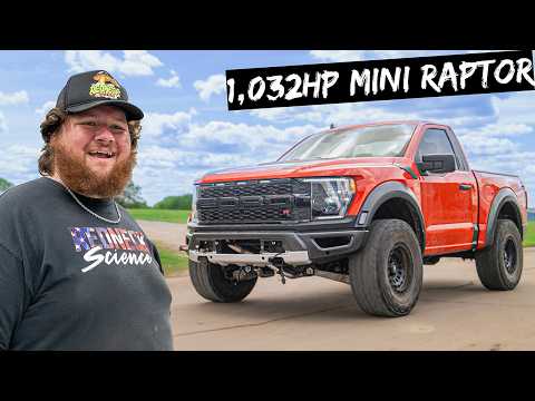I Twin-Turbo’d My Mini V8 Ford Raptor