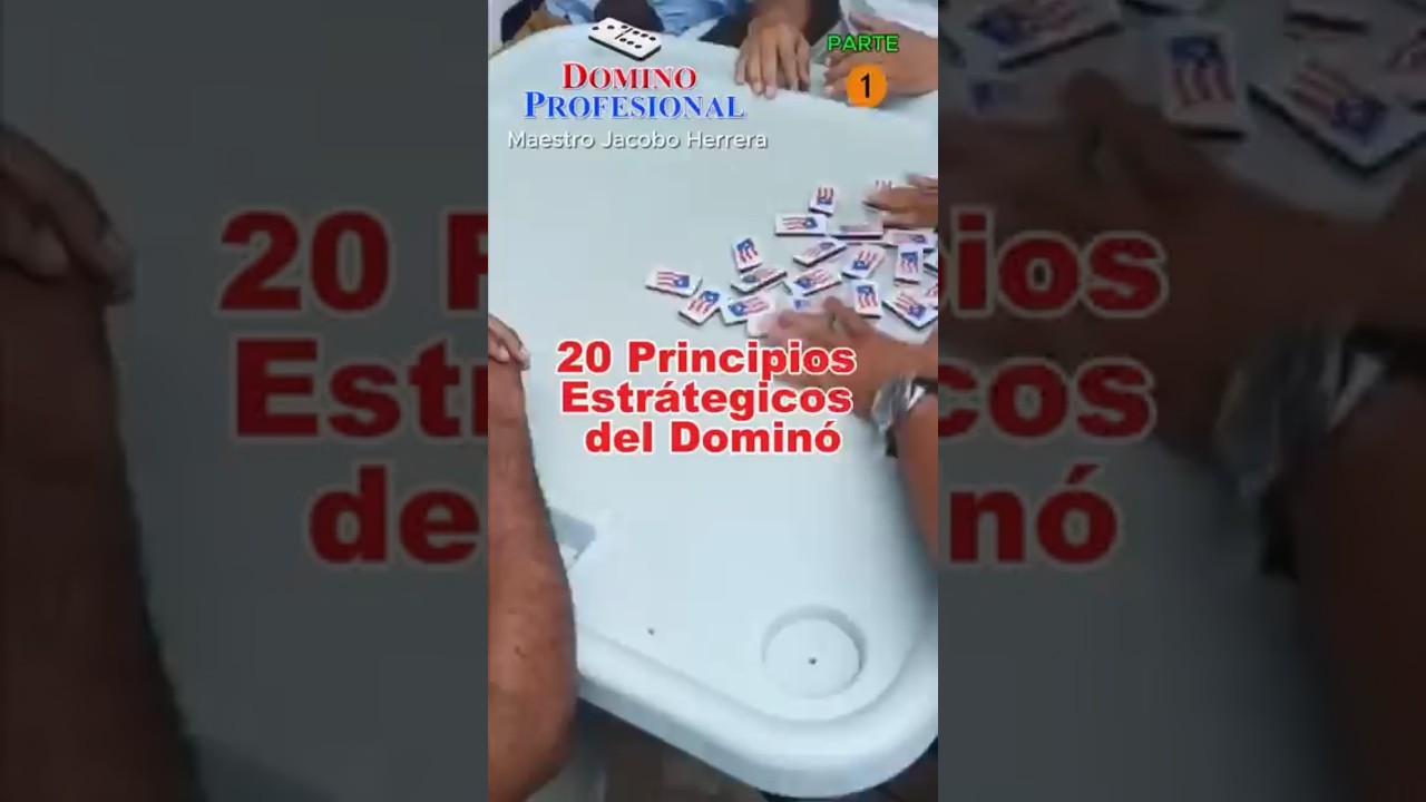 20 Principios Estrátegicos del #dominó . #tutorial  #dominoes #estrategiasdejuego