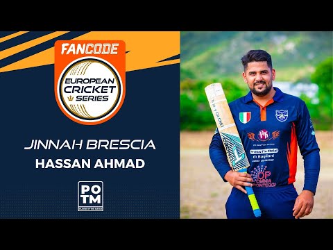 POTM: H.Ahmad - JIB vs KIN-XI | Highlights | FanCode ECS Brescia, 2022 Day 6 | ECS22.384