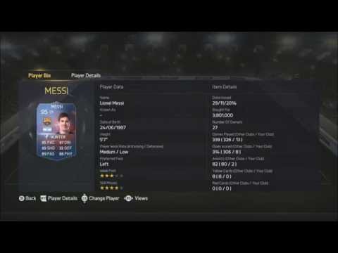 7 million coin squad builder w/ RB Messi