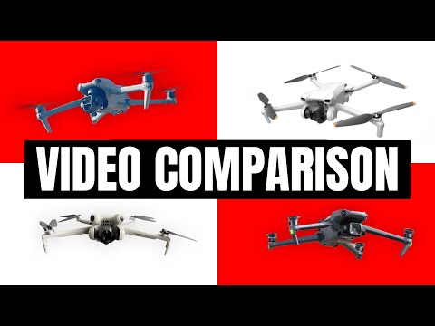 DJI Drone VIDEO Showdown: DJI Mini 4 Pro vs Air 3 vs Mavic 3 Classic vs Mini 3 Footage Comparison