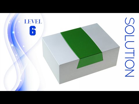 Aluminum Convex Dovetail metal puzzle from Wil Strijbos - Solution