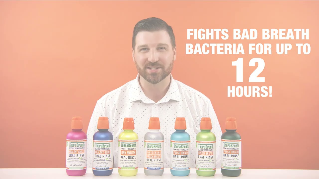 How does TheraBreath mouth rinse work? More REF