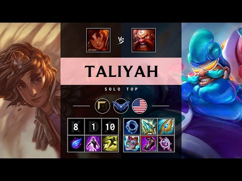 Taliyah Top vs Gragas - NA Diamond Patch 25.10