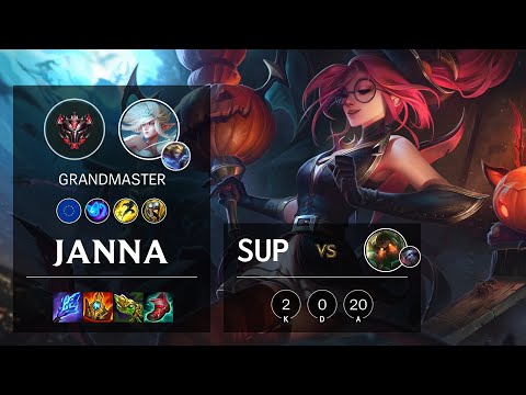 Janna Support vs Nautilus - EUW Grandmaster Patch 11.9