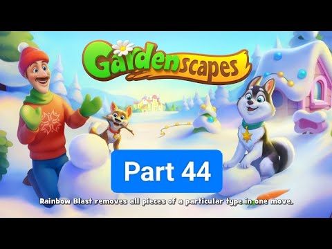Gardenscapes New Area Part 44 (story and gameplay)