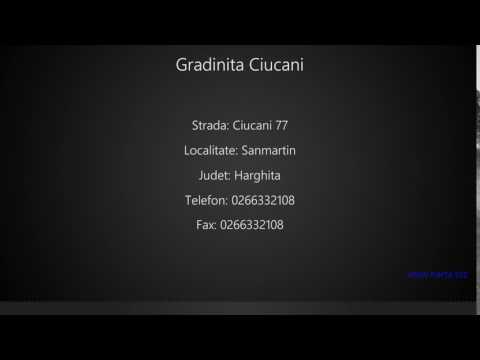 Gradinita Ciucani Sanmartin