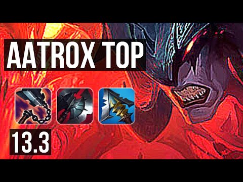 AATROX vs SHYVANA (TOP) | 7/1/6, 1600+ games, 1.2M mastery | KR Master | 13.3