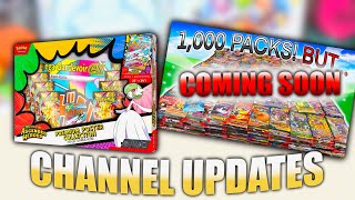 HUGE Channel Update + Unboxing Ascended Heroes Premium Poster Collection!