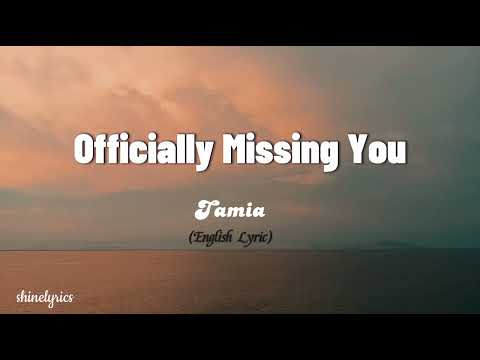 Officially Missing You - Tamia (lyrics)