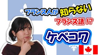 【ケベコワ】フランス人が知らないフランス語がケベックにはあるらしい【難しい?】