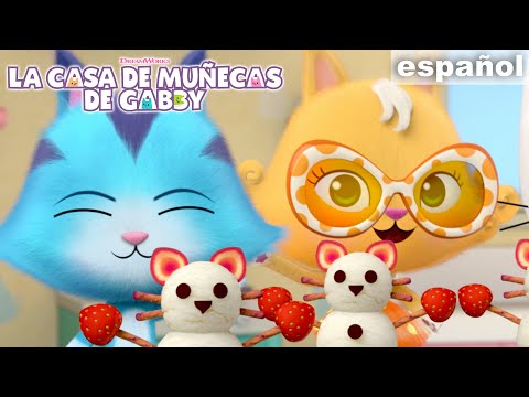 🍦⛄️ Los bocadillos de nieve de la abuela de Escurrigato 👵🙀 | LA CASA DE MUÑECAS DE GABBY | Netflix