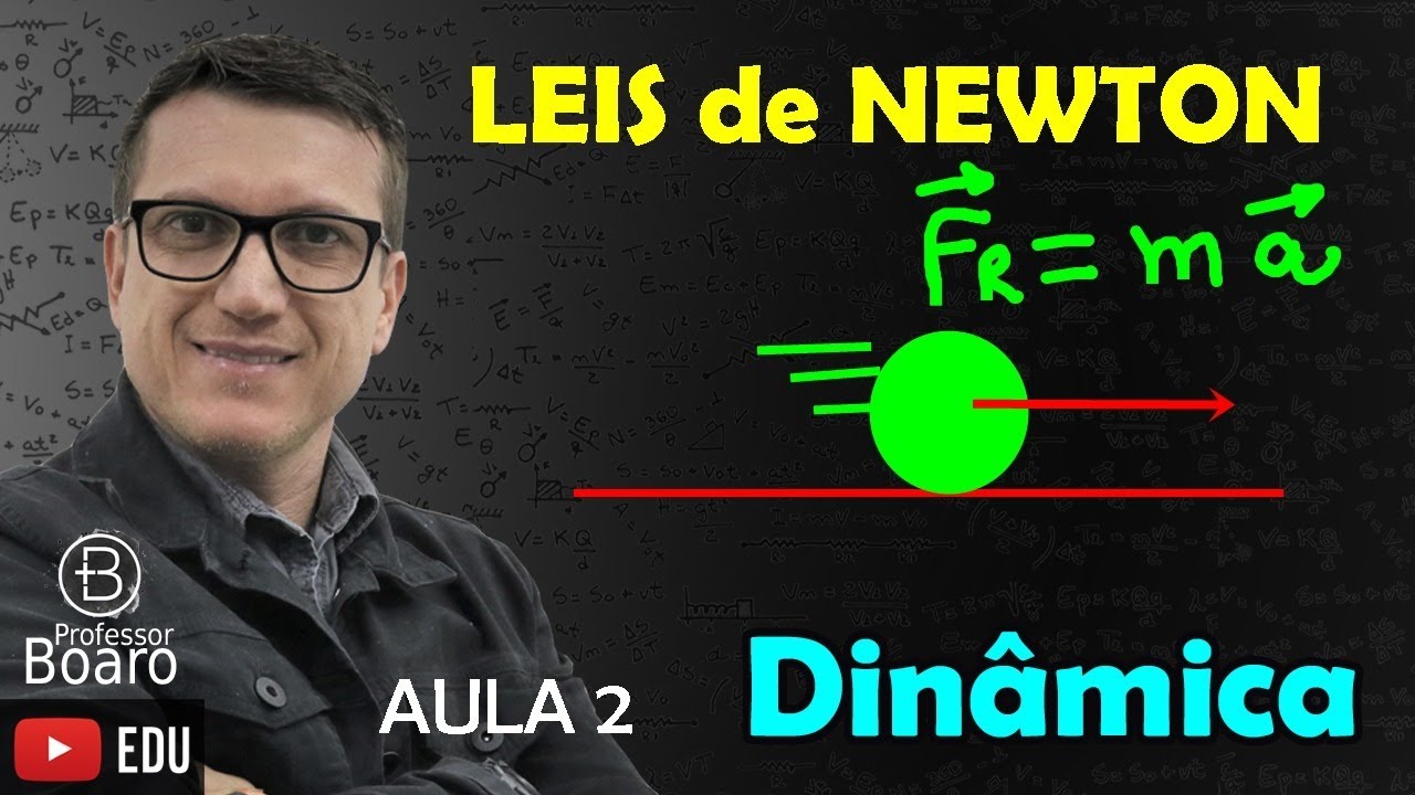 LEIS de NEWTON - DINÂMICA - (TEORIA + EXERCÍCIOS)  - AULA 2