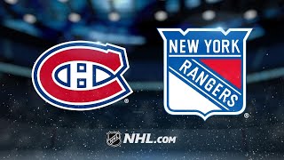 Lundqvist, Rangers shut out Canadiens, 2-0