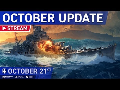 [EN] World of Warships: Legends | October Update Stream!