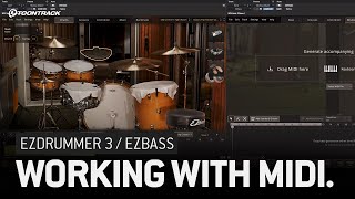 Video thumbnail for EZdrummer 3 and EZbass: Working With MIDI by Toontrack