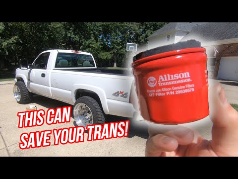 How To SAVE YOUR DIESEL TRANSMISSION. Spin On Duramax Allison Filter